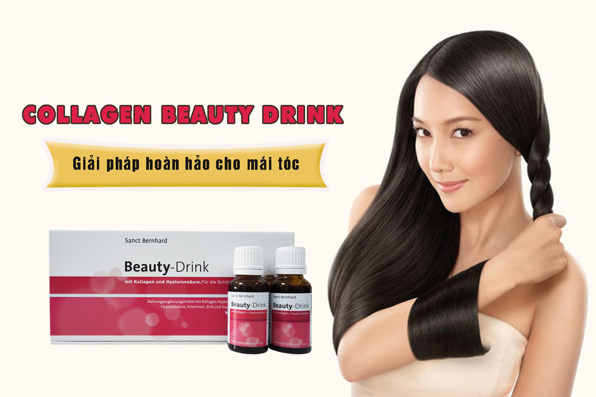Collagen Beauty Drink - Cho bạn mái tóc chắc khỏe